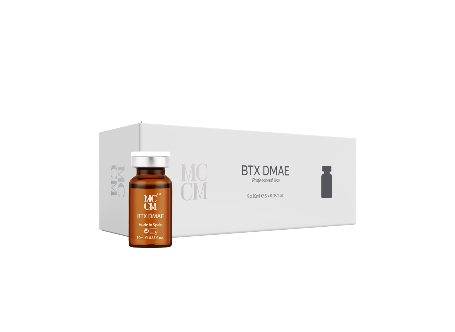 BTX DMAE (Box of 5 x 10ml) -Only real alternative to Botox