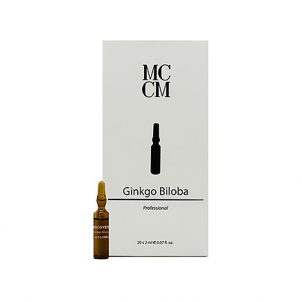 GINKGO BILOBA 4% (Anti-âge, la perte de cheveux et l'apparition de cernes)-100 x 2 ml